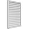 Ekena Millwork Vertical Surface Mount PVC Gable Vent w/ 2"W x 2"H , Brickmould Sill Frame, 32"W x 42"H GVPVE32X4203SN - alternate 4